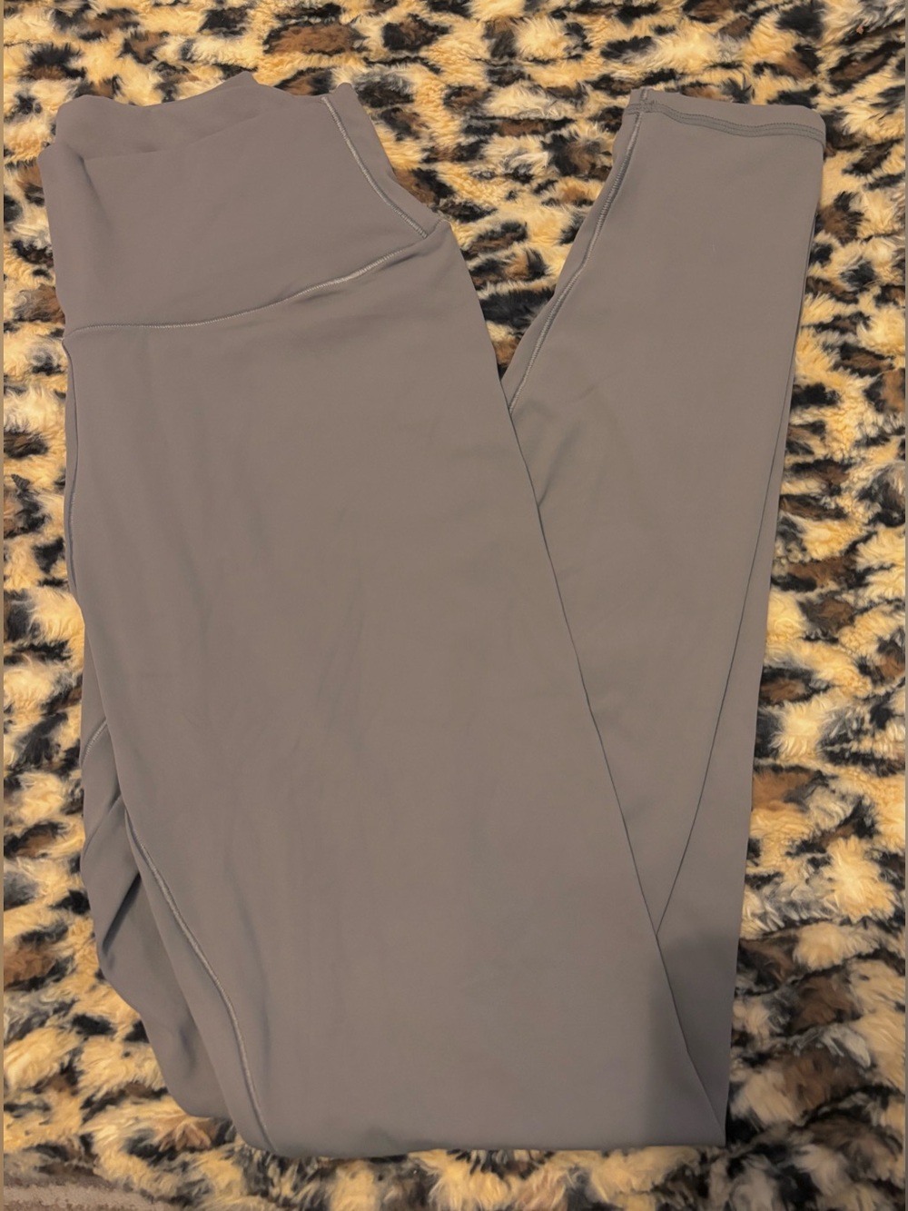 High-Waist Sunzel Women’s Active Leggings — Taupe Sz M